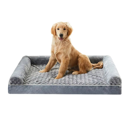 Pet Dog Bed Sofa Mats Soft Orthopedic Foam Cat Beds Kennel with Removable Washable Cover for Extra Large Medium Small Dogs