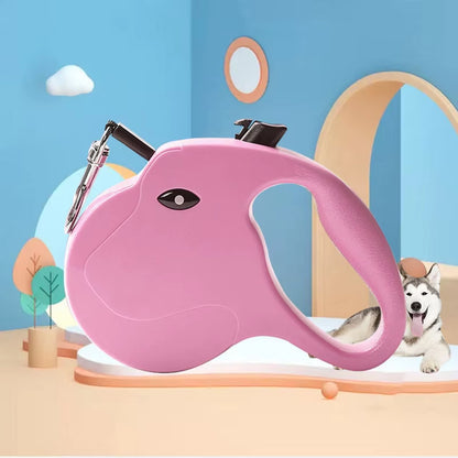 5M Dog Leash Automatic Retractable Nylon Traction Rope Belt Pet Walking Lead Roulette Leash Puppy Running Lead Extension Product