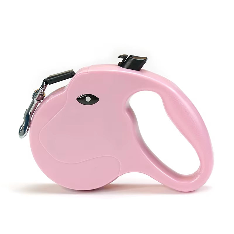 5M Dog Leash Automatic Retractable Nylon Traction Rope Belt Pet Walking Lead Roulette Leash Puppy Running Lead Extension Product