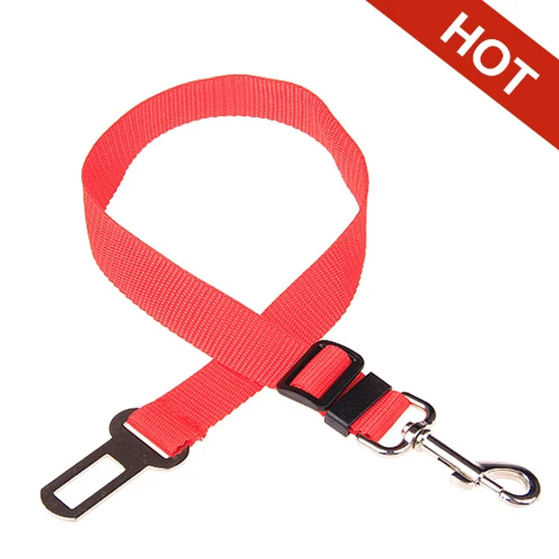 Adjustable Dog Cat Car Safety Belt Pet Vehicle Seat Belt Leash for Dogs Travel Traction Collar Harness Dog Lead Clip Pet Product