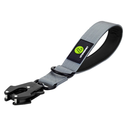 Short Dog Leash Traffic Padded Handle Heavy Duty Short Nylon Dog Lead for Training Control Reflective Threads Pet Leash