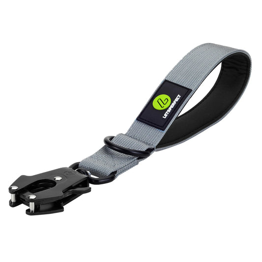 Short Dog Leash Traffic Padded Handle Heavy Duty Short Nylon Dog Lead for Training Control Reflective Threads Pet Leash